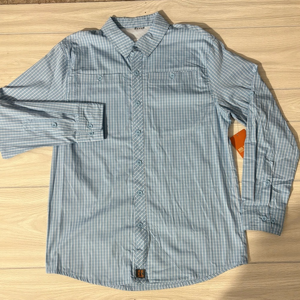 Men's Blue Checkered Shirt